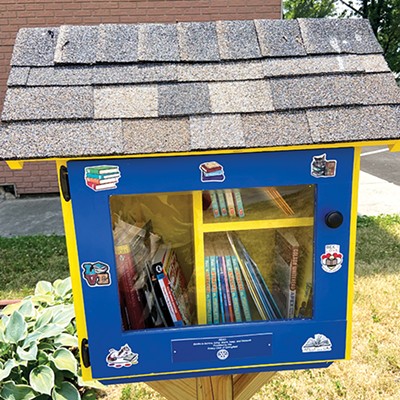 The little library at the Black firehouse