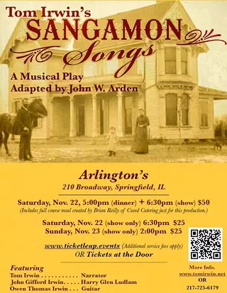 Image: Tom Irwin's Sangamon Songs: A Musical Play