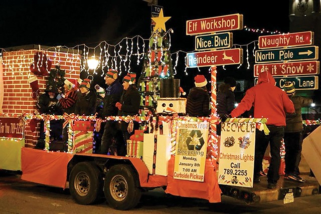 A ho-ho-ho holiday parade