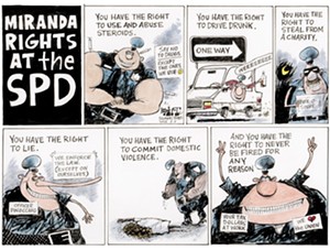 Miranda rights at the SPD