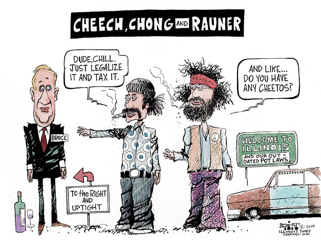 cheech and chong cartoon drawing