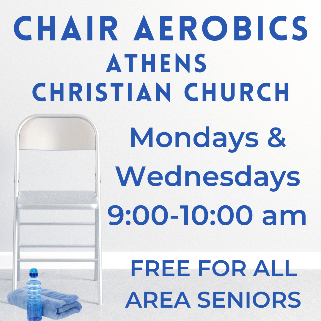 Chair aerobics for seniors, Athens Christian Church
