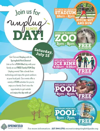 Image: Unplug Illinois Day at Springfield Park District