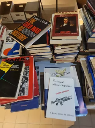 Image: Used Military Book Sale