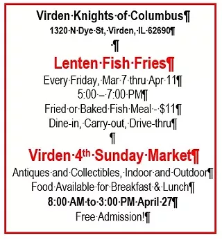 Image: Virden 4th Sunday market