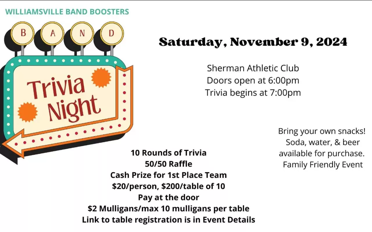 Image: Williamsville Band Boosters Trivia Night