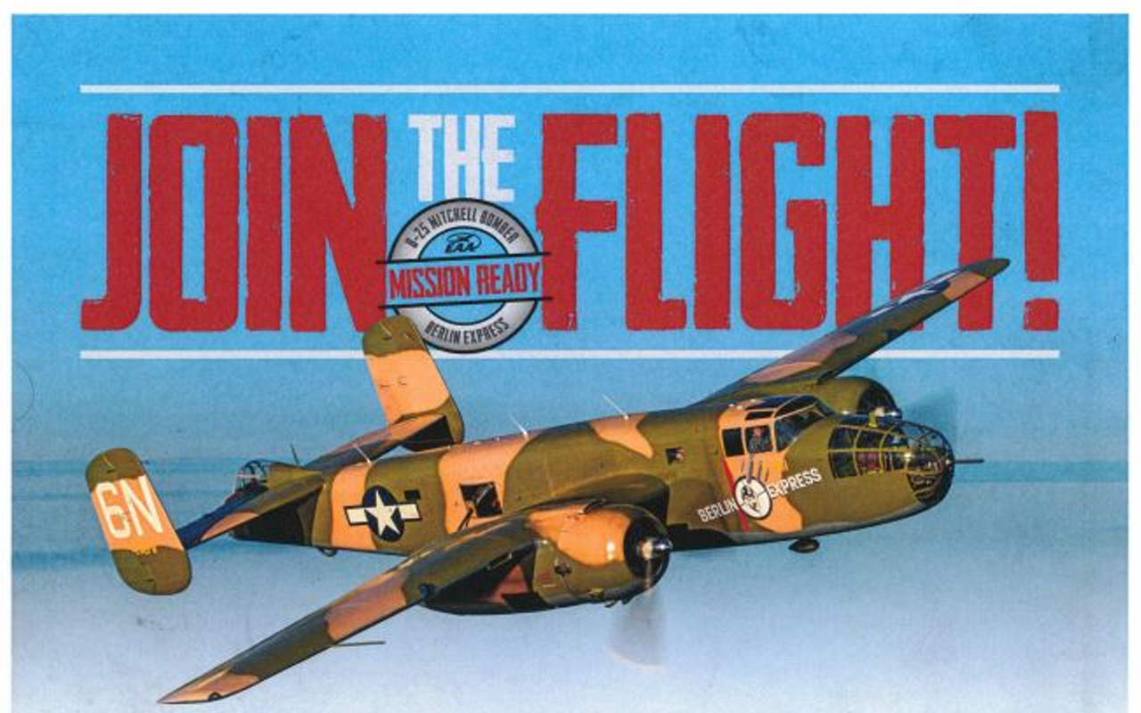 Image: WWII B-25 Mitchell Bomber "Berlin Express"